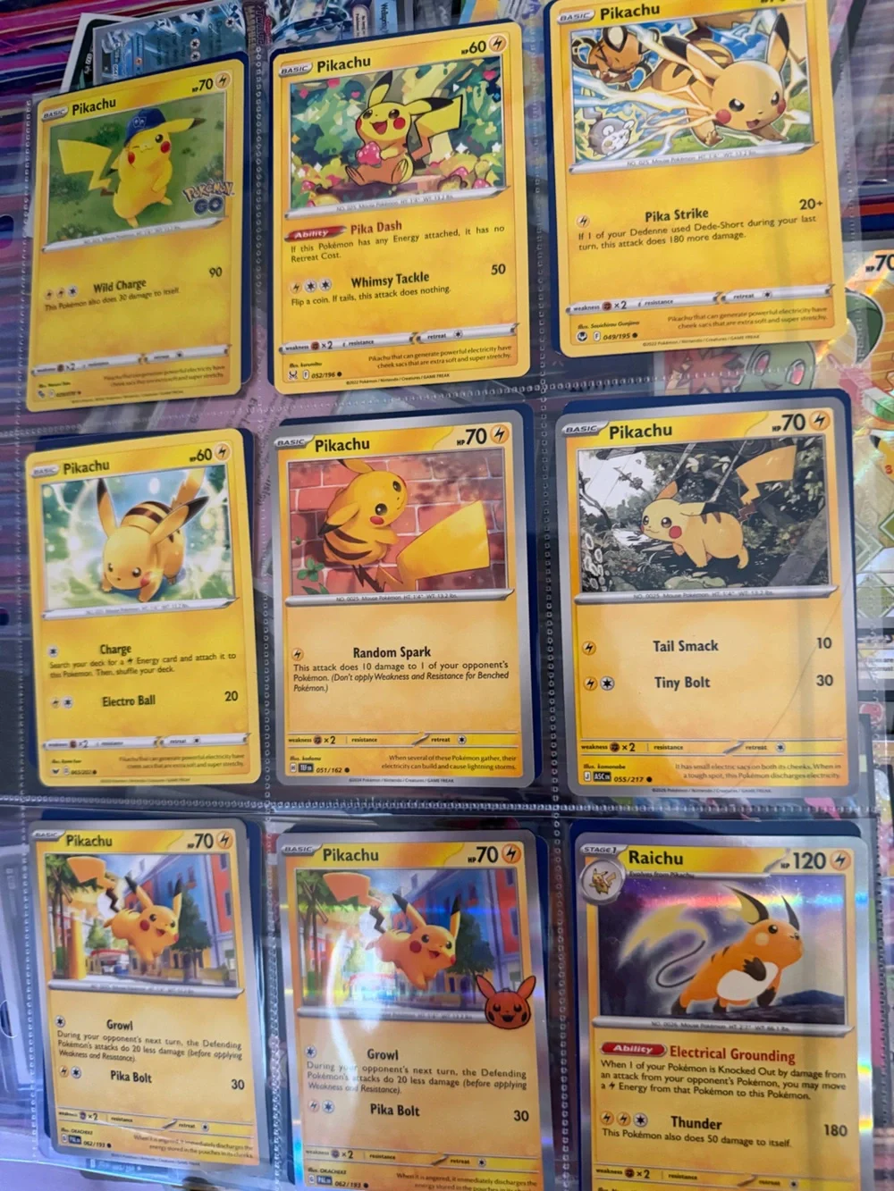 Pikachu Pokemon Collectible Card Bundle